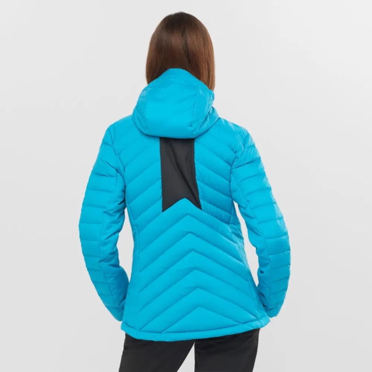 Turquoise Salomon Essential Xwarm Down Women's Insulated Jackets | IE CT8790